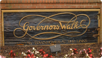 photo of governors walk sign